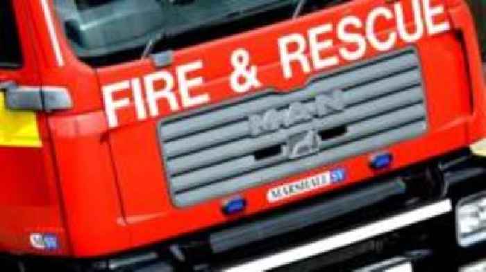 Two rescued from flat after arson attack