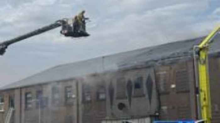 Arrests over fire at club used by Robbie Williams