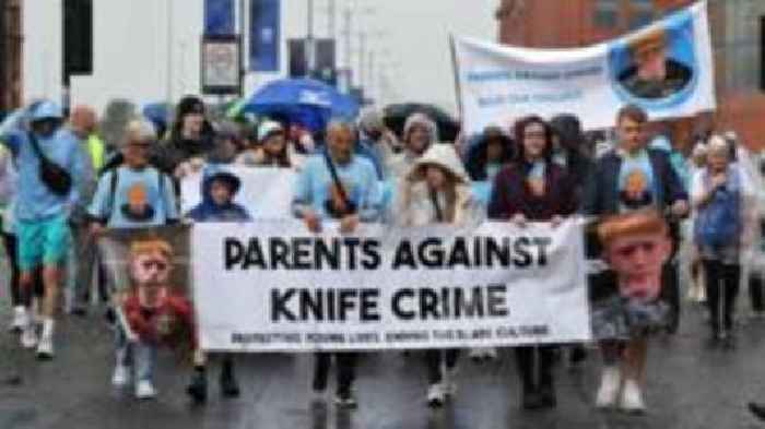 Father of Kory McCrimmon leads march to end knife crime