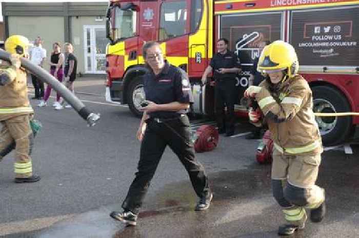 I had a go at Lincolnshire's firefighting training drills - it was so much harder than I ever imagined