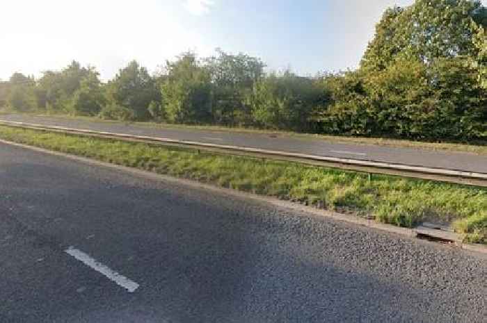Search for BMW driver after car crashed into central reservation on Keynsham Bypass