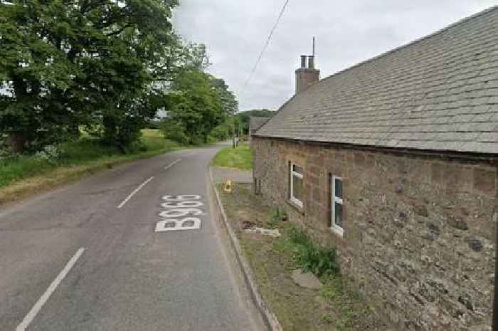 Biker dies in horror crash near Scots farmhouse