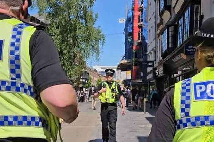 Man tasered after attacking people in Exeter city centre