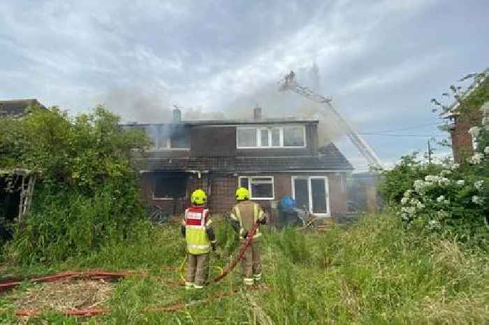 Fire rips through homes in Essex village as crews warn to keep windows shut
