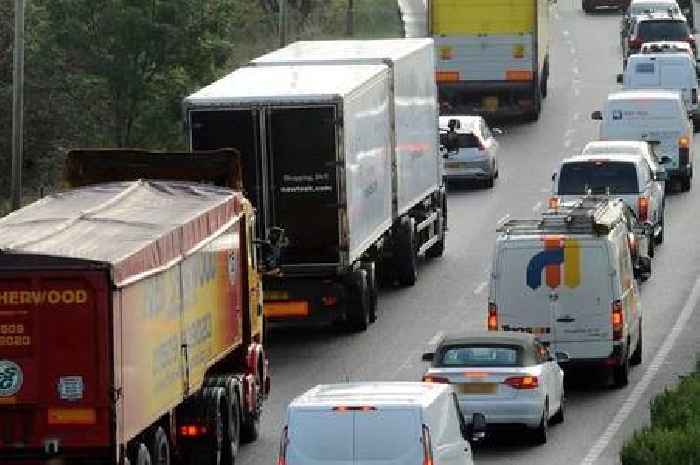 Live updates as A50 shut after emergency services scrambled to crash