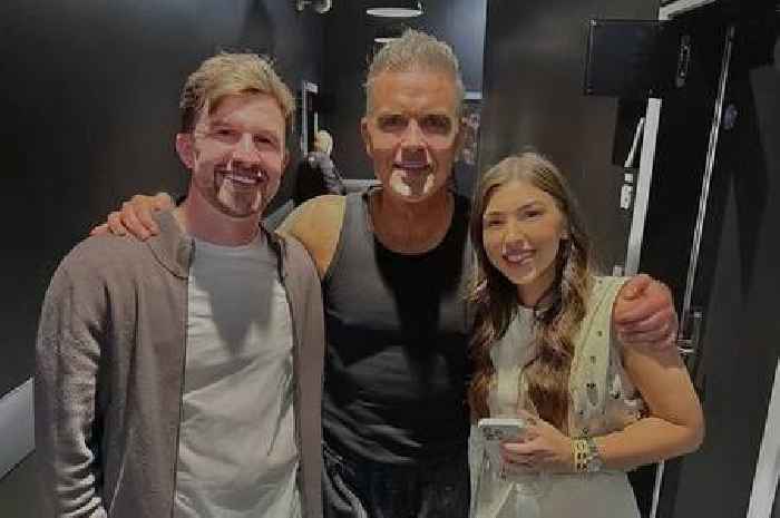 Connor Syme shares photo with Robbie Williams as Scottish golf star ready to rock The Open