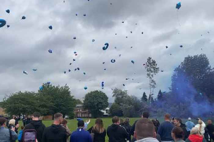 Greg Monks' sister says it gets 'harder every day' as hundreds turn out for emotional balloon release