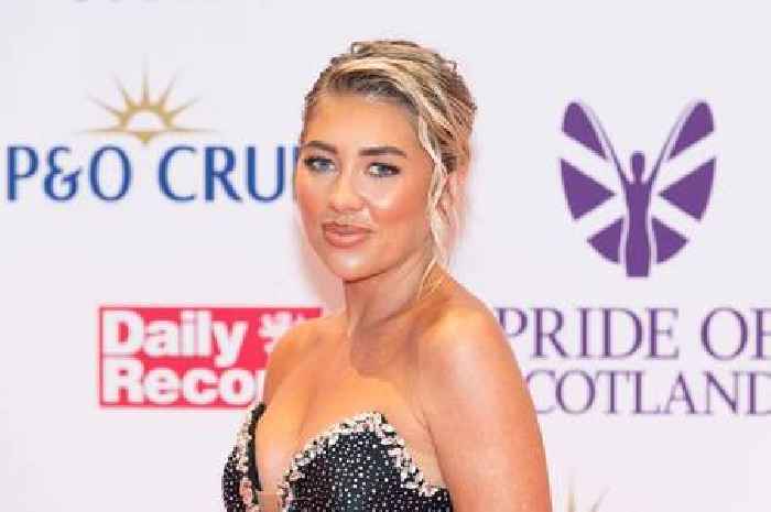Paige Turley suffers 'wardrobe malfunction' at Pride of Scotland Awards