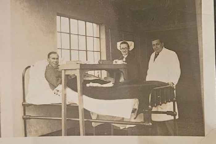 I was clearing a relative's house when I found a photo of them with Hitler's deputy
