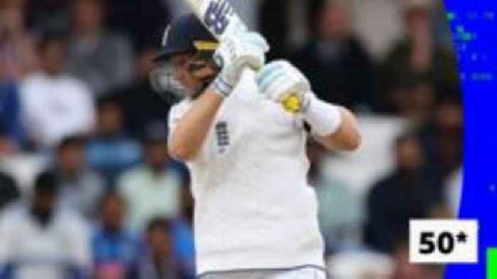 Root reaches 50 to edge England closer to victory in first India Test