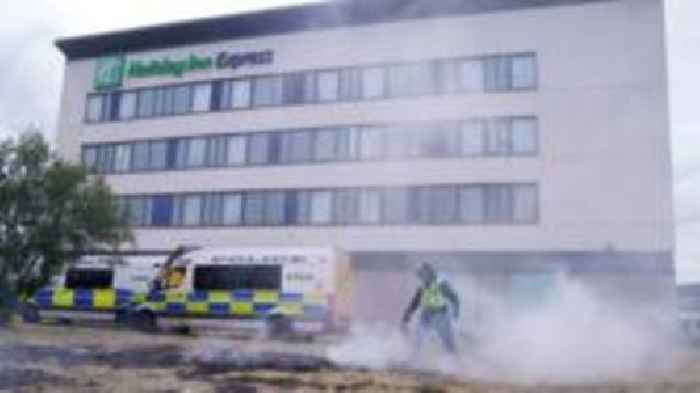 Two men admit violent disorder during summer riot