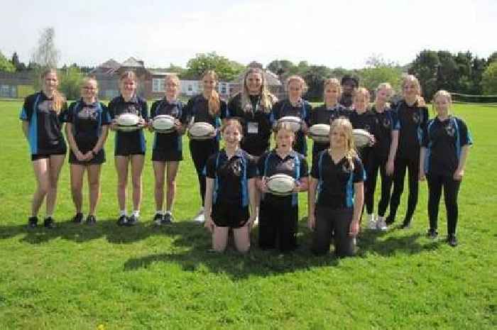Exeter Chiefs help Honiton girls build strength through rugby