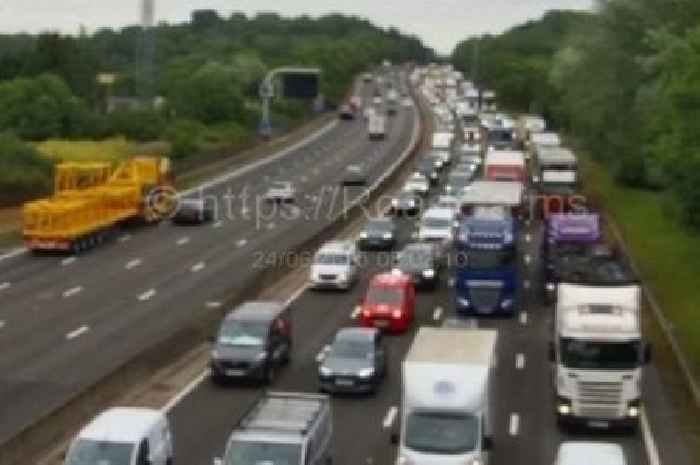 M25 live traffic updates as drivers face severe 40-minute delays near Waltham Abbey