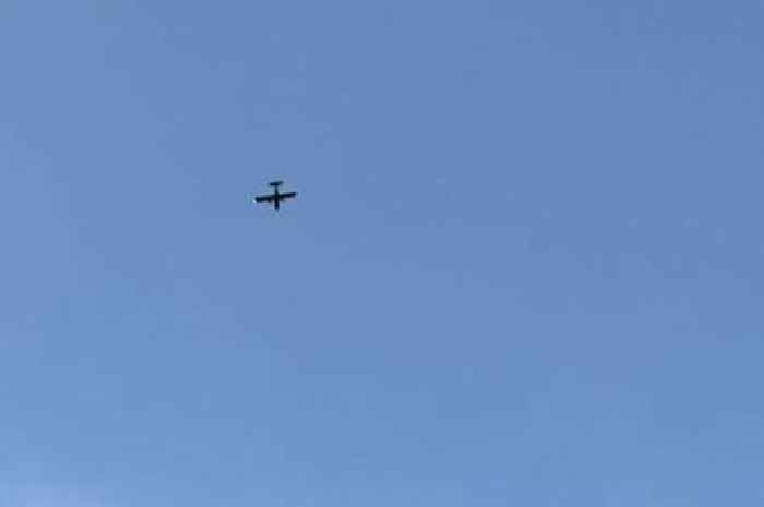 Police plane soars over Stoke-on-Trent in latest road crime crackdown