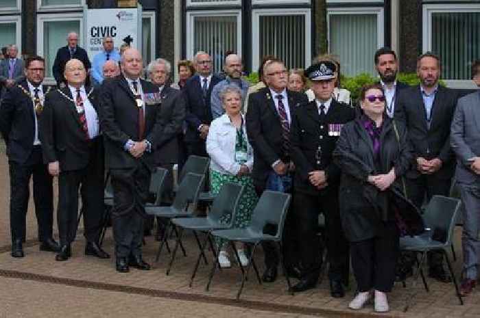 North Lanarkshire marks Armed Forces Day 2025 with ceremonial flag-raising at council headquarters