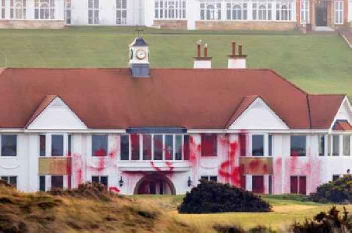 Trump Turnberry vandalism suspect arrested in London over golf course damage