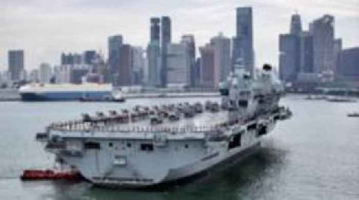 UK aircraft carrier in Pacific on rare deployment