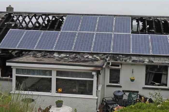 Video and pictures show bleak aftermath of fire that destroyed home in Bodmin