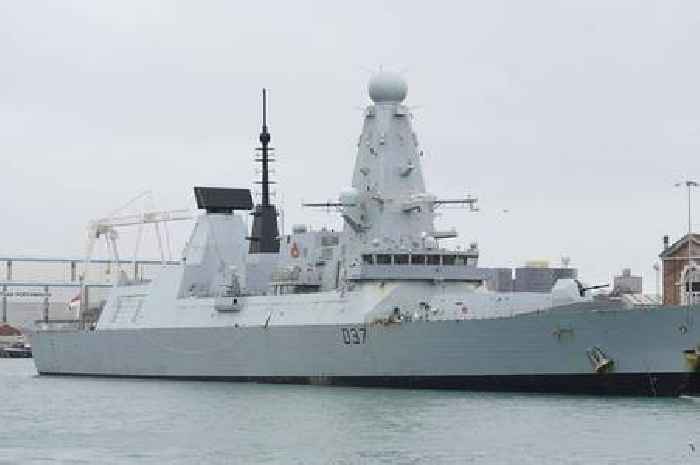 Royal Navy destroyer and patrol vessels shadow Russian ships through English Channel