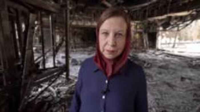 BBC inside Iran state building hit by Israeli missile strike