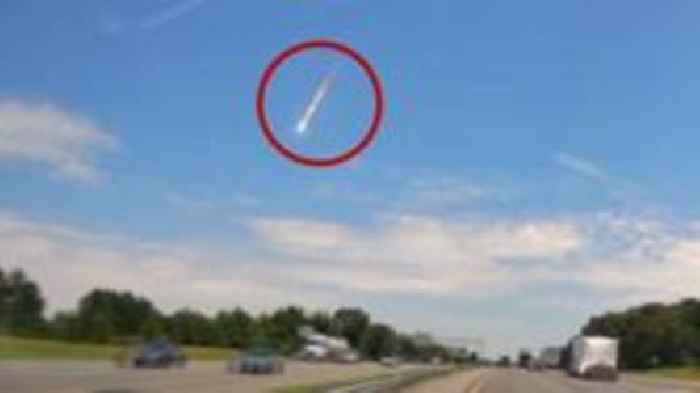 Watch: Large fireball seen shooting across sky over Southeastern US