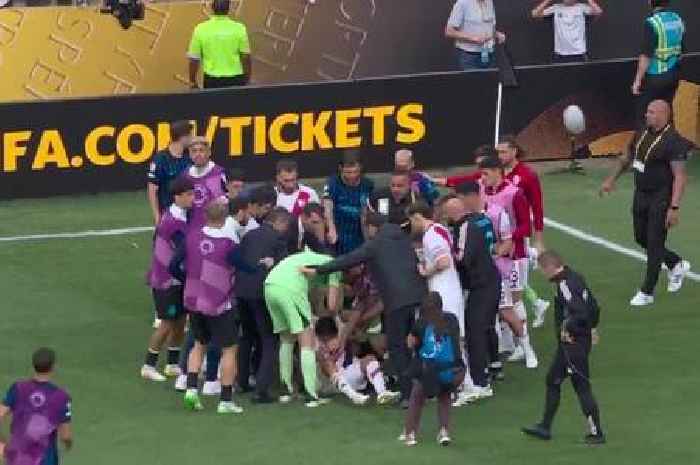 Man Utd and Arsenal transfer target fights rival and chased off pitch at Club World Cup
