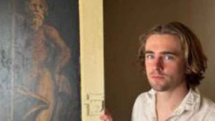 Mysterious painting in pub inspires dark comedy