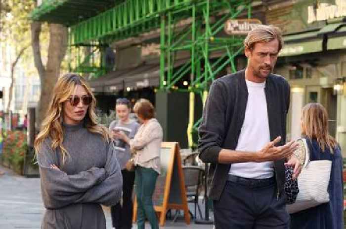 Peter Crouch says ‘it’s so wrong’ as he aims jibe at wife Abbey Clancy