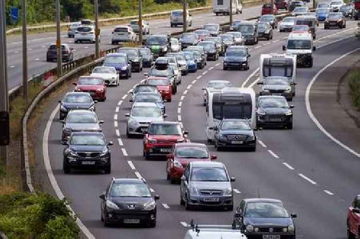 M5 traffic updates as lorry overturns at motorway junction