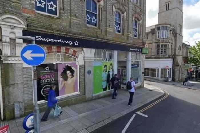 Superdrug store in Cornwall closing down with staff to lose jobs