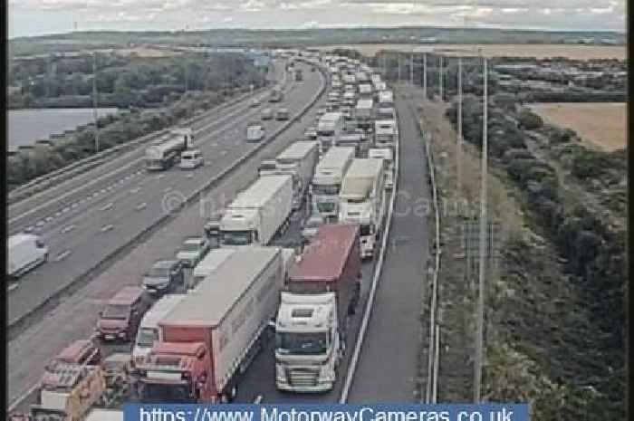 Live M25 updates as crash causes severe delays between A127 and Lakeside