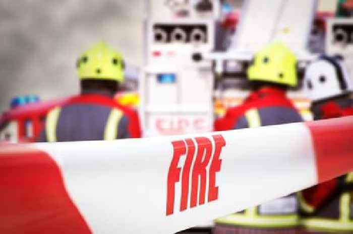 'Large fire' and road closure in Epsom as 'loud bangs' heard - live updates