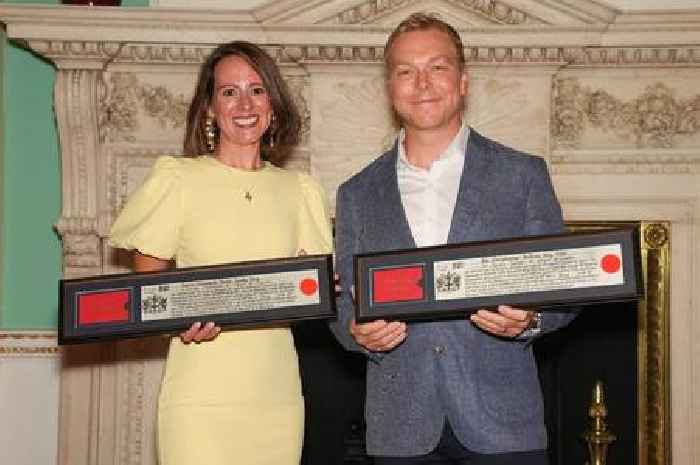 Sir Chris Hoy and wife receive Freedom of the City of London days after Pride of Scotland award