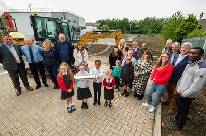 St Sophia’s Primary bury time capsule as school nears completion