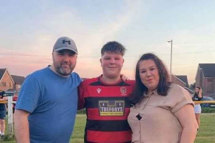 Rugby player 'half an inch' from death as he's stabbed 10 times in front of girlfriend