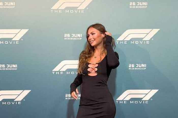 'World's most beautiful athlete' steals the show with jaw-dropping dress at F1 movie