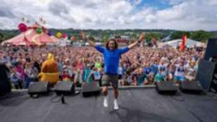 Glasto workout 'the best of my life', says Joe Wicks