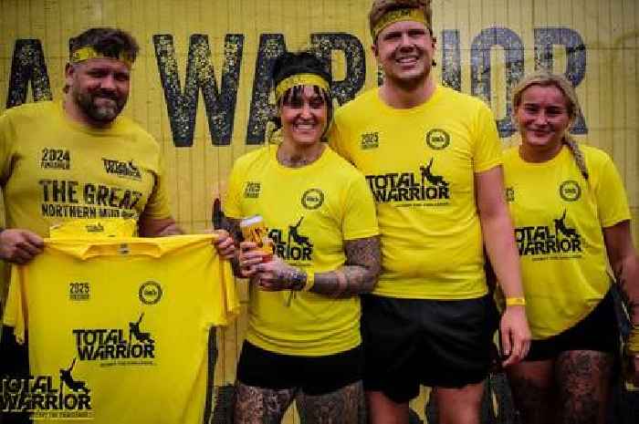 Hull family take on Total Warrior assault course inspired by daughter with cystic fibrosis