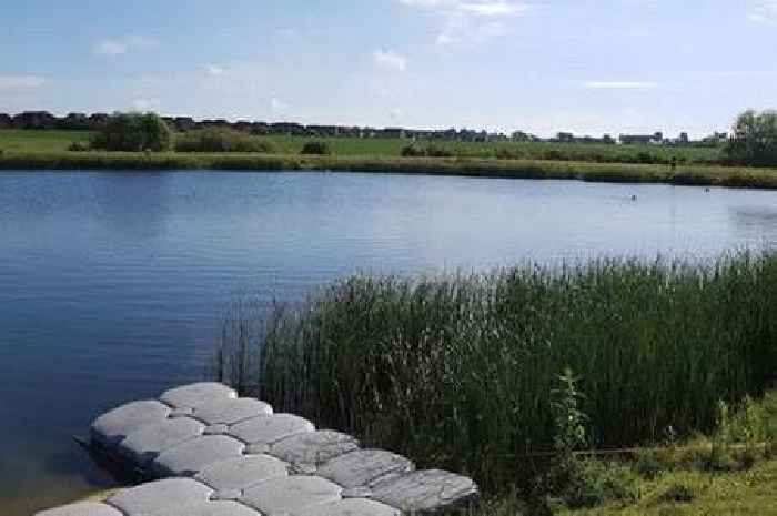 Essex's beautiful open water swimming spot with a cafe and bicycle trails