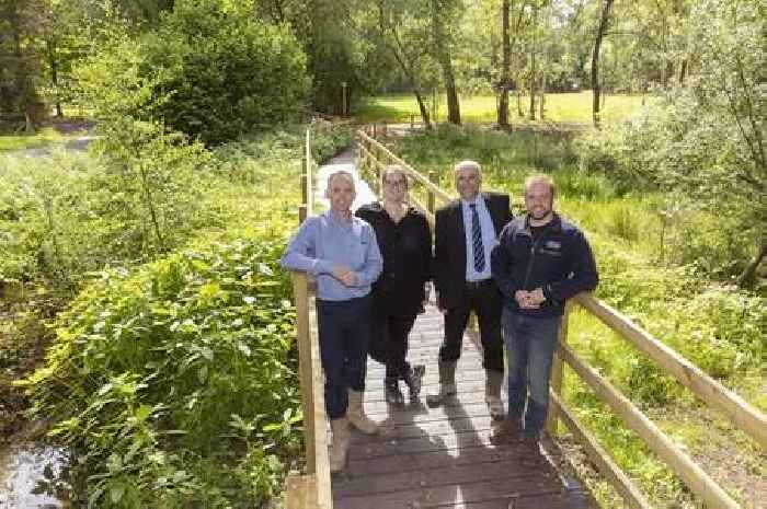 New Surrey park including play area and nature walking trail opens at 184 home development