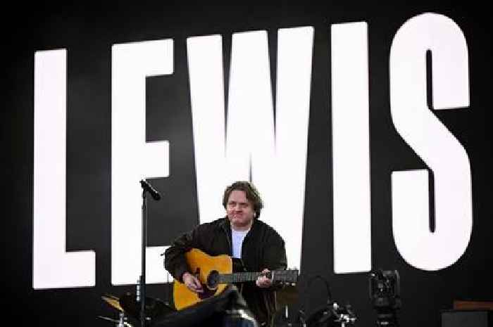 Lewis Capaldi in tears on stage at Glastonbury as he makes emotional return