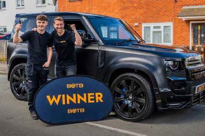 Staffordshire warehouse worker, 18, bags £85k 'dream car' from 18p ticket