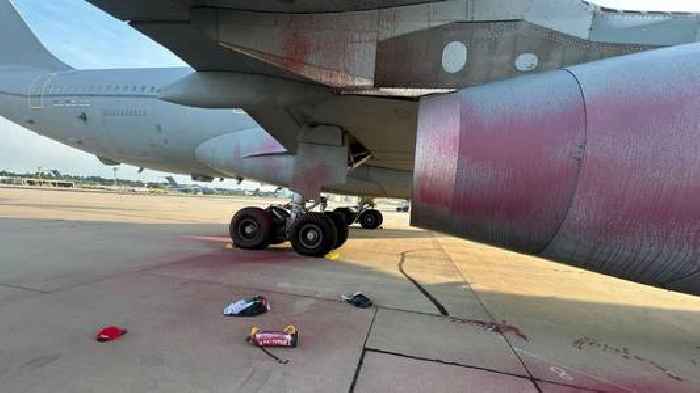 Four people arrested after aircraft vandalised at RAF Brize Norton