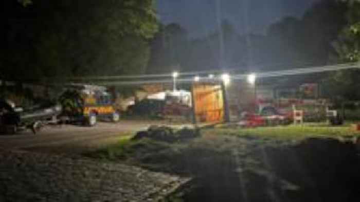 Body found in river after search for swimmer