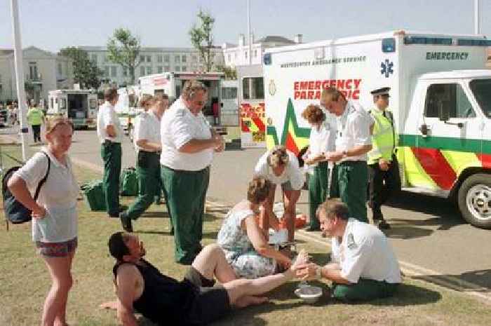 Beach incident 'like a scene from Jaws' in West Country waters left nearly 1,000 people injured