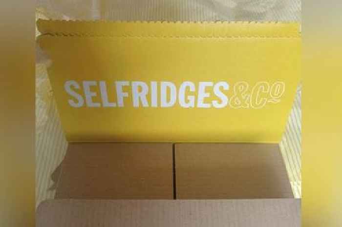 Angry Andrew slams Selfridges after ordering £1.2k gift and being sent empty box