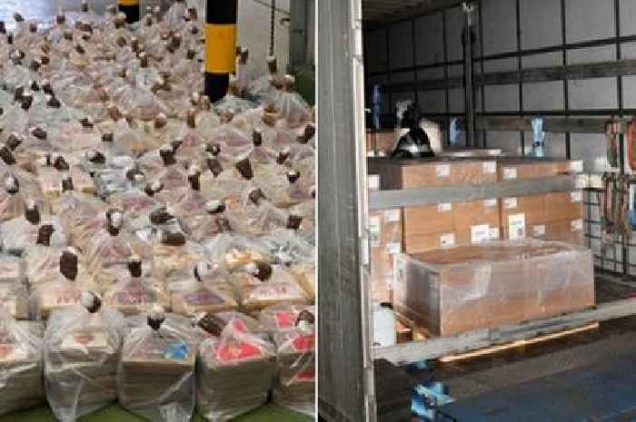 Cocaine worth £100m seized by Border Force officers in huge port bust