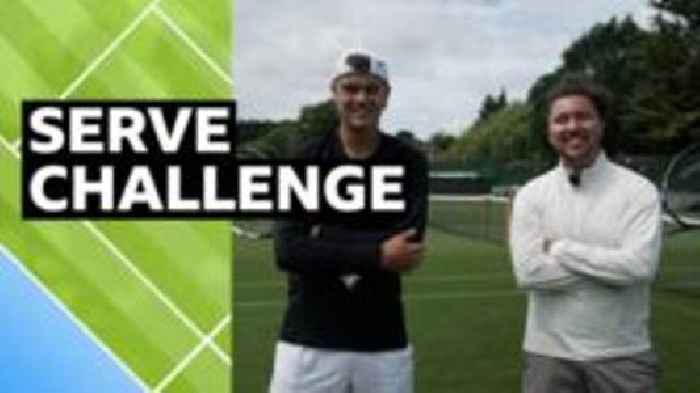 Could you return a professional tennis player's serve?
