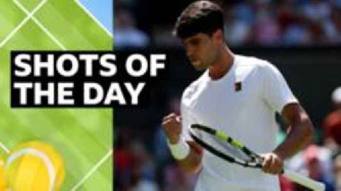 'All kinds of wizardry!' - best shots from day one of Wimbledon