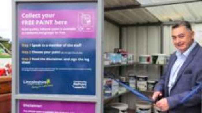 Third free paint store opens at county waste site